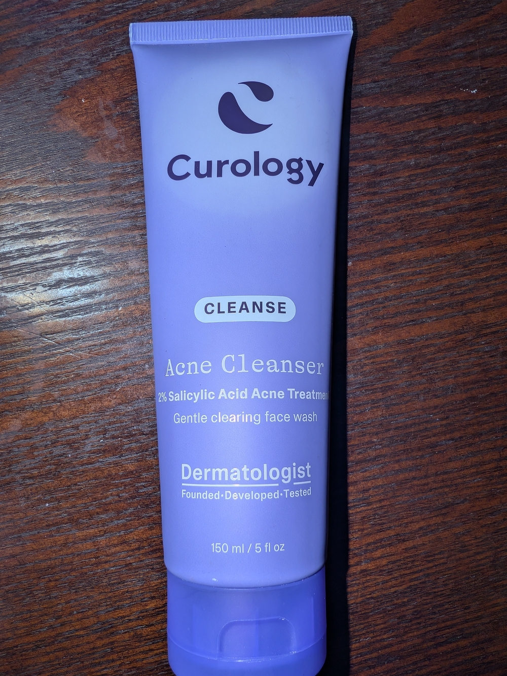Curology Purple Acne Cleanser - Gentle 2% Salicylic Acid Face Wash